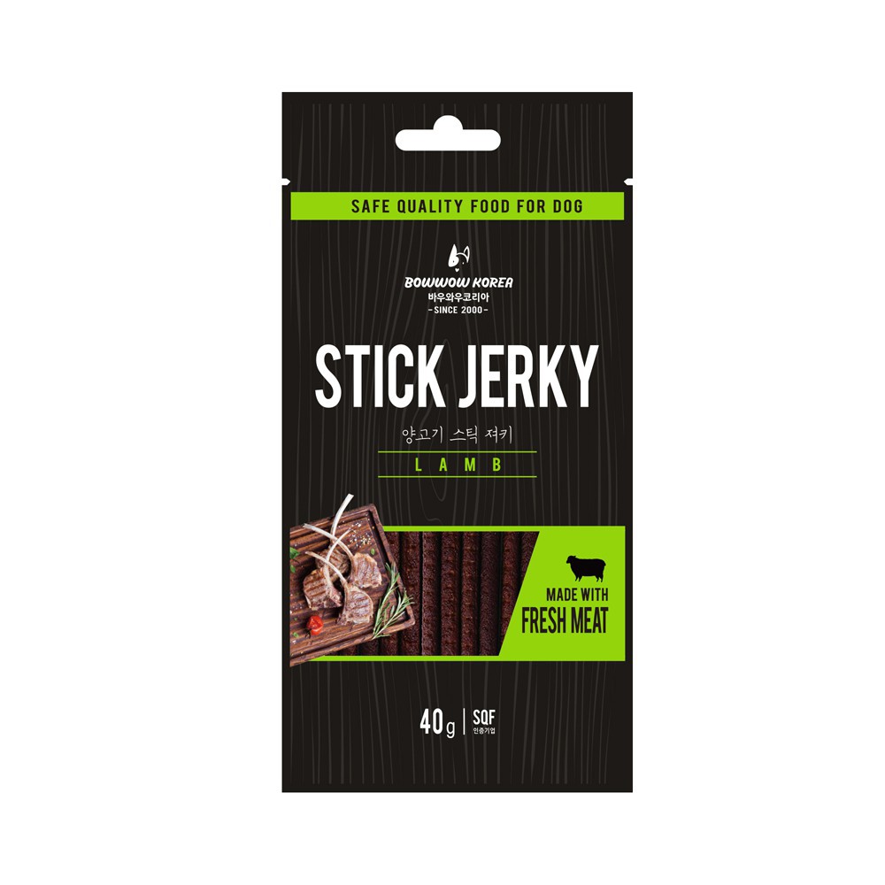 Bánh Thưởng Thịt Cừu và thịt bò Que Cho Chó Stick Jerky