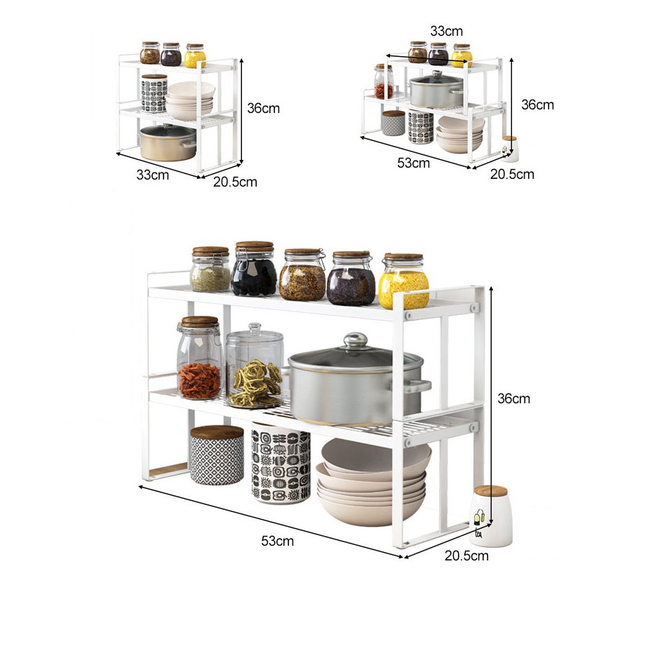 Giá, kệ nhà bếp, chén bát đa năng inox thiết kế hiện đại đơn giản, tiện lợi.