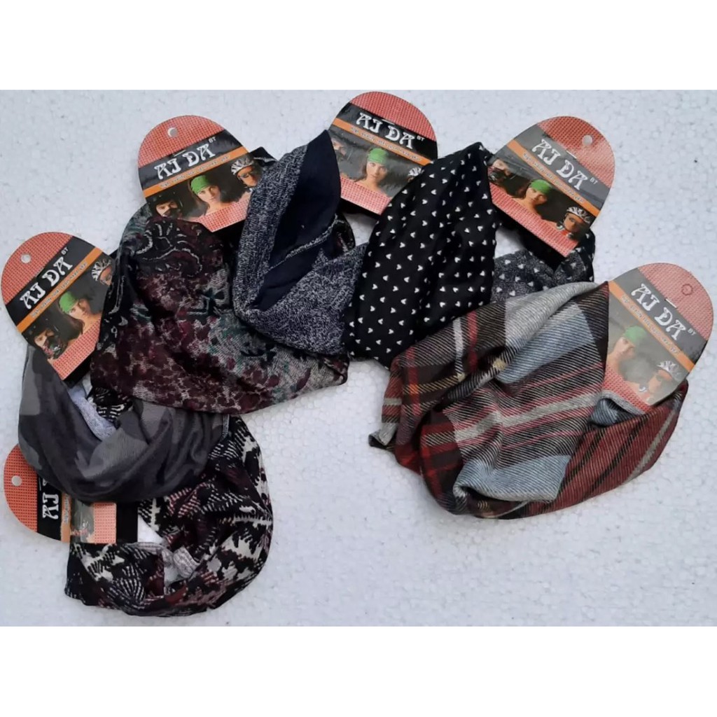 5 Khăn đa năng đi phượt chống nắng co giản thoải mái 100% Thun Cotton 4 Chiều , Bảo đảm giao đúng mẫu (Giao ngẫu nhiên)