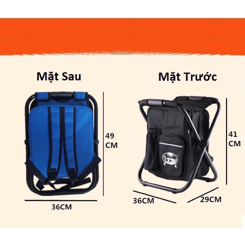 Ghế dã ngoại kèm Balo 2 trong 1