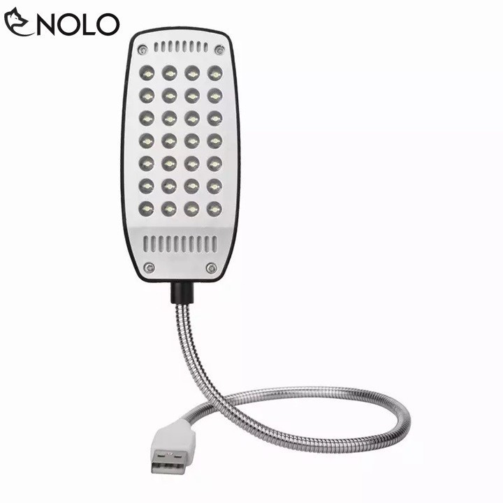 Combo 2 Đèn 28 Bóng Led Siêu Sáng Để Bàn Nguồn USB Thân Hợp Kim Uốn Dẻo