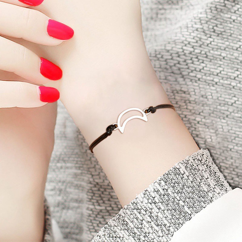 Set 3 vòng tay tình bạn mặt trời và mặt trăng có thể điều chỉnh
