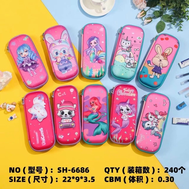 Hộp đựng bút nhiều hình 3D siêu cute