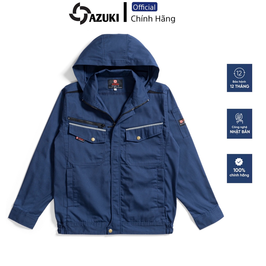 Áo AZUKI Chất Kaki Nhật Không Xù, Kháng Khuẩn, Khử Mùi, Mặc Mát