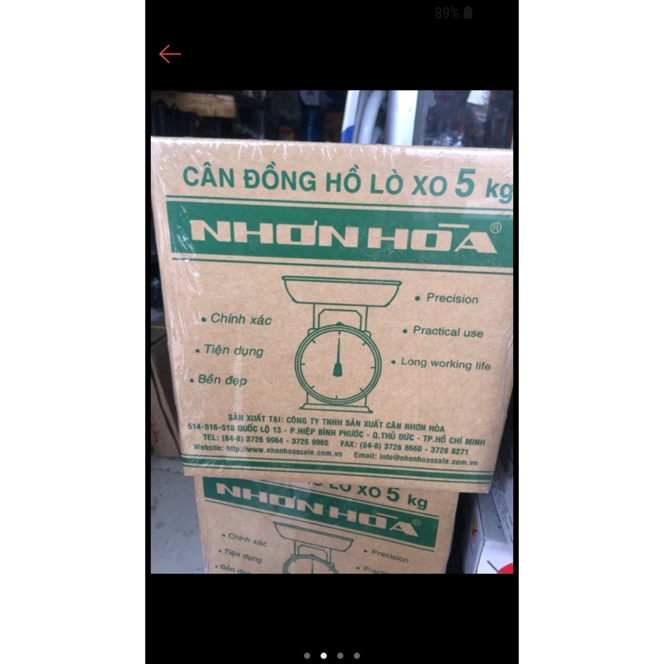 Cân Nhơn Hòa 15kg/10kg/5kg -Hàng chính hãng
