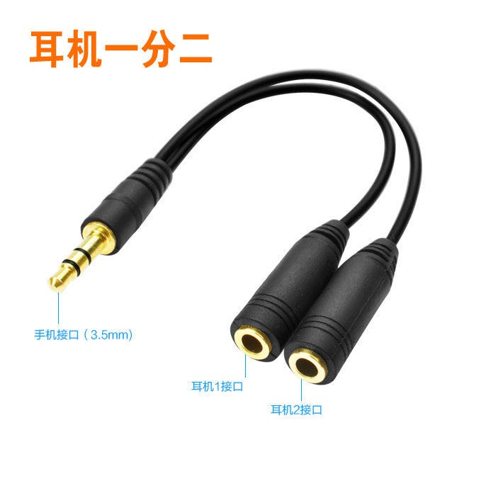 Cáp Chia Tai Nghe 1 Cổng 3.5mm Cho Android Apple