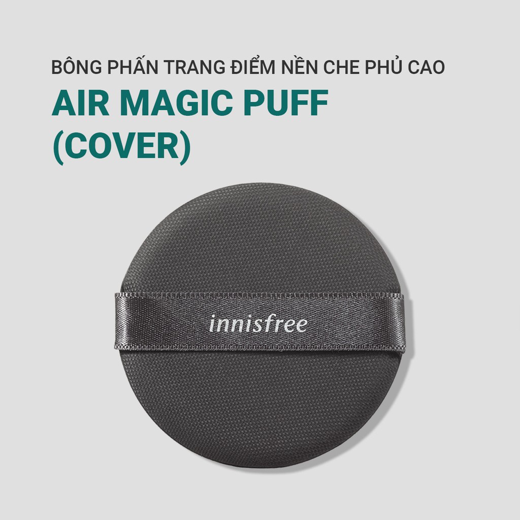 [Mã FMCGMALL -8% đơn 250k] Bông mút trang điểm phấn nước innisfree Air Magic Puff (1 Mút)