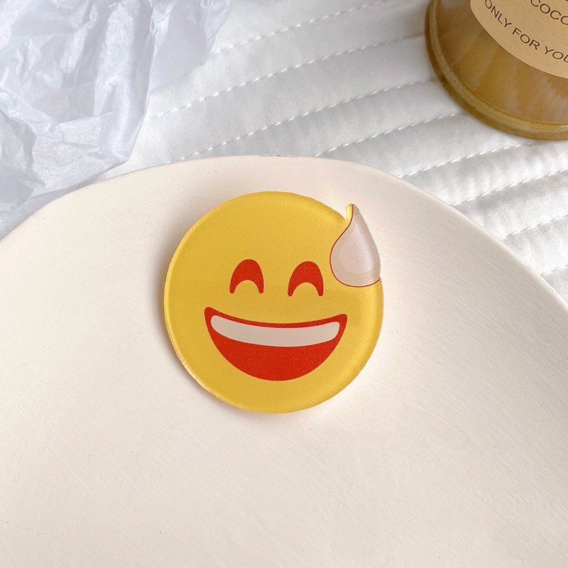 Kẹp tóc biểu tượng cảm xúc ngộ nghĩnh - UniLabel