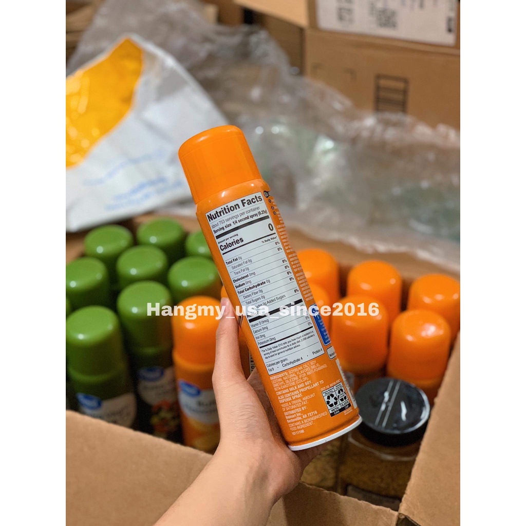 BƠ XỊT KHÔNG BÉO  ĂN KIÊNG Great Value Butter Cooking Spray Bơ nấu ăn DẦU ĂN KHÔNG Calo