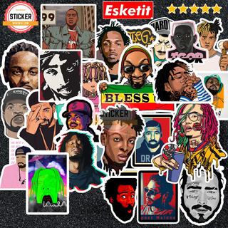 Sticker Rapper Hip Hop chống thấm nước, dán nón bảo hiểm, laptop, điện thoại, Vali, xe máy ô tô,..