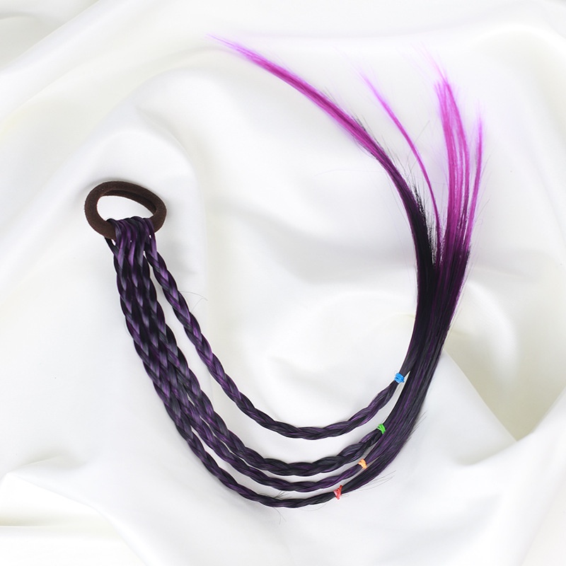 Bím tóc giả trẻ em MISS FANCY đồ bện tóc giả cho trẻ em Ponytail tóc giả thắt bím 35cm