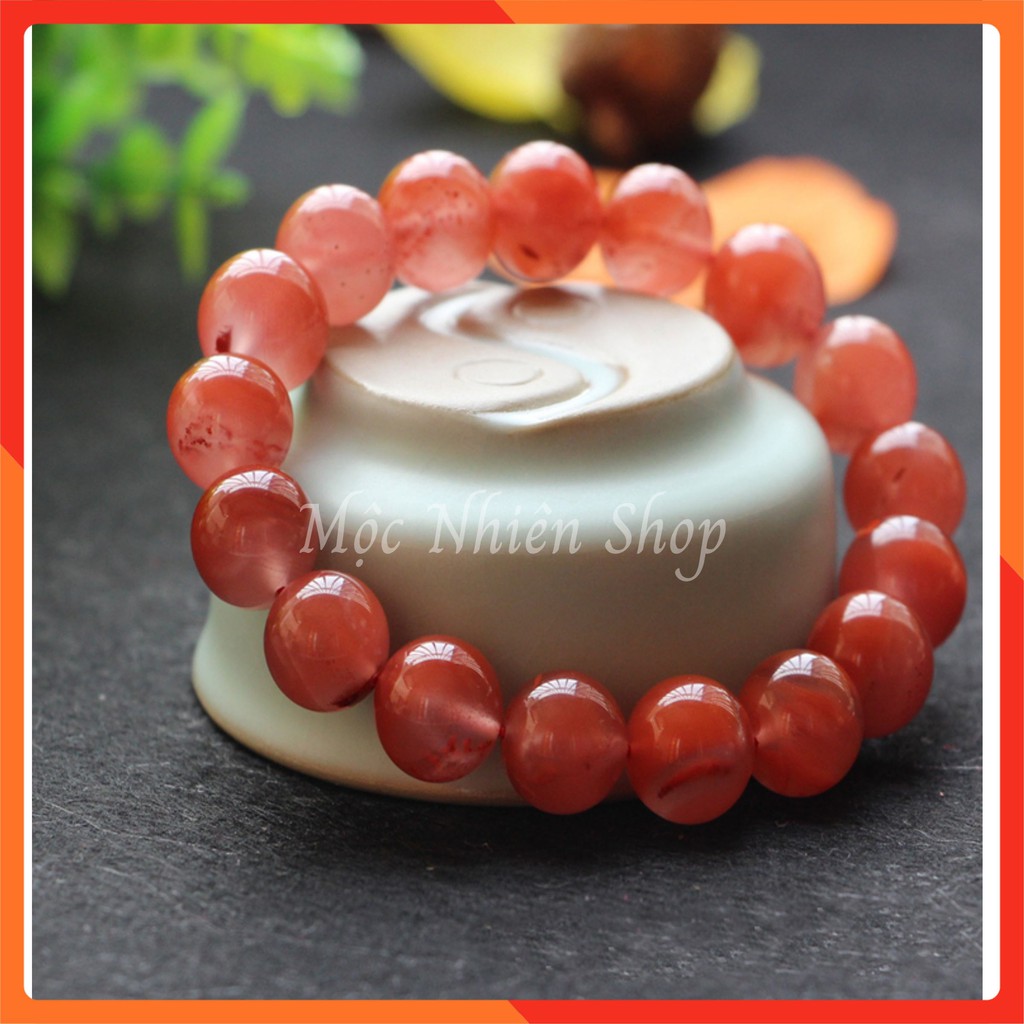 Vòng tay chuỗi đá mã não đỏ-size 10 li | BigBuy360 - bigbuy360.vn