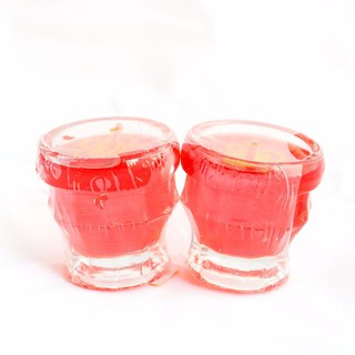 Hộp 6 cặp đèn cầy ly - Mắt tre