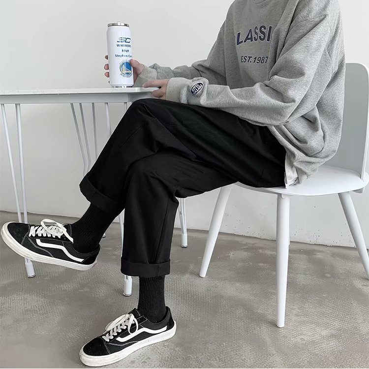 Quần ống rộng Màu Sắc Đơn Giản Cho Nam size S-5XL