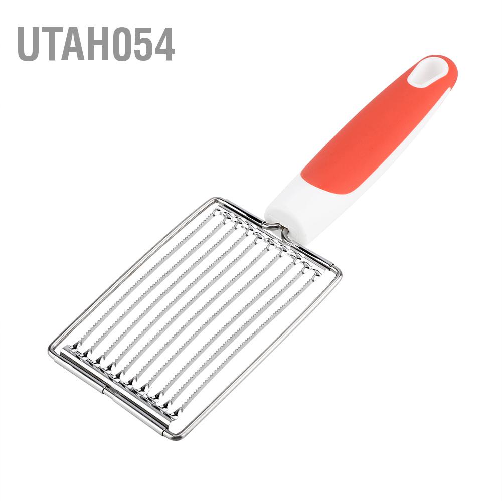 [Hàng Sẵn] Stainless Steel Luncheon Meat Cutter Ham Fruit Tomato Cheese Kitchen Soft Food Cutting Tool【Utah054】