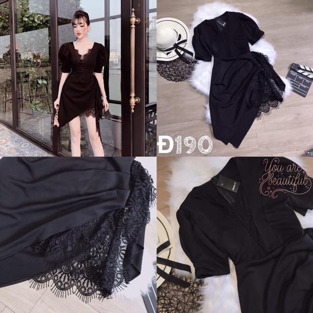 Đầm phối chân ren thiết kế bigsize 55kg-85kg | BigBuy360 - bigbuy360.vn