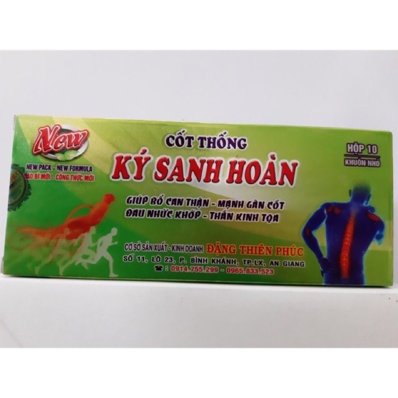 Ký sanh hoàn hỗ trợ xương khớp