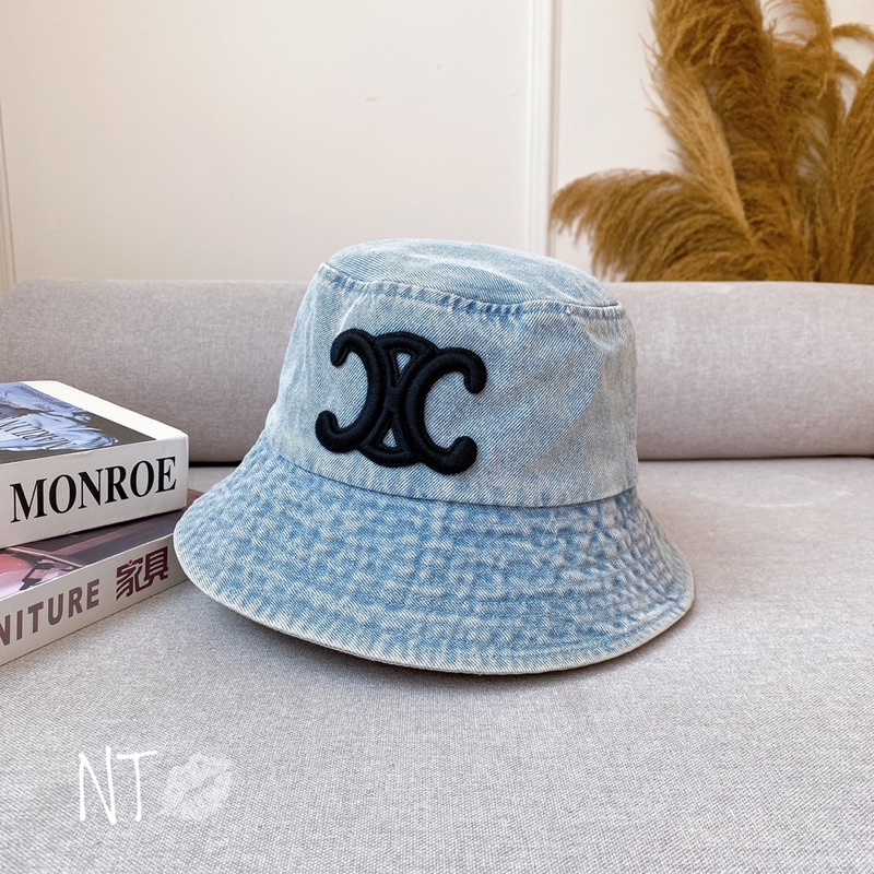 Mũ vành bucket bò ce line