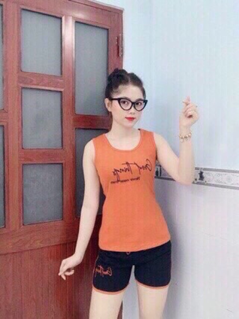 Bộ đùi mặc nhà ❤️SALE ❤️ chất vải Cton