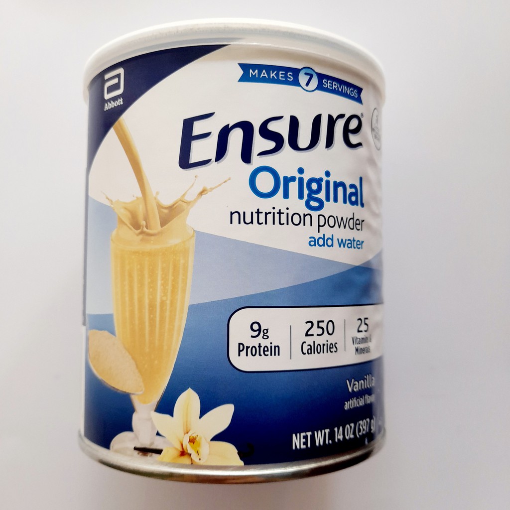 Sữa bột Ensure Original Nutrition Powder Add Water 397g (Mẫu mới)