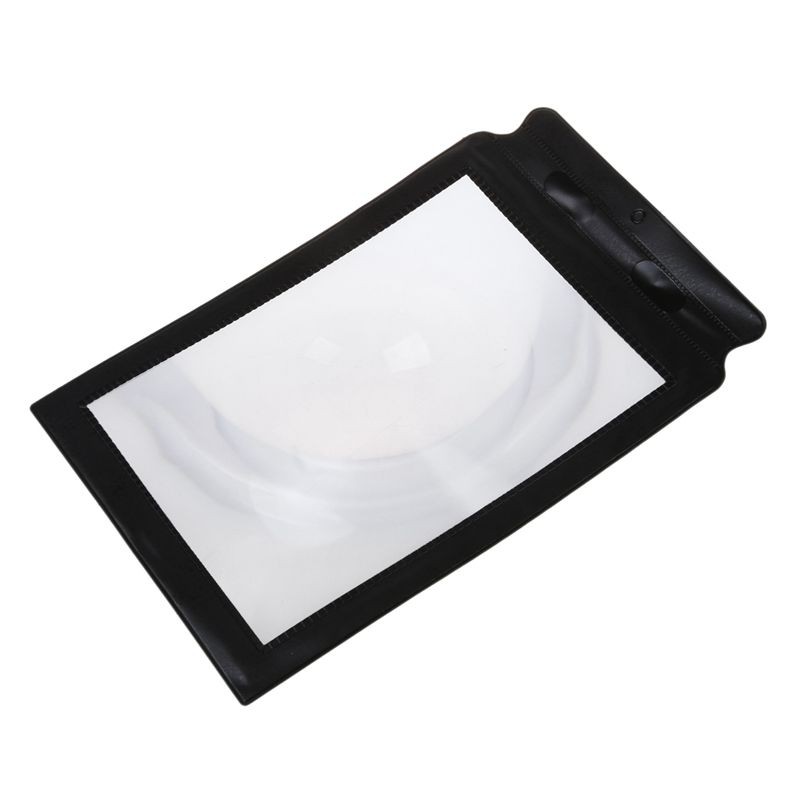 A4 Full Page 3x Tấm Kính Phóng Đại Lớn Sách Hỗ Trợ Đọc Sách