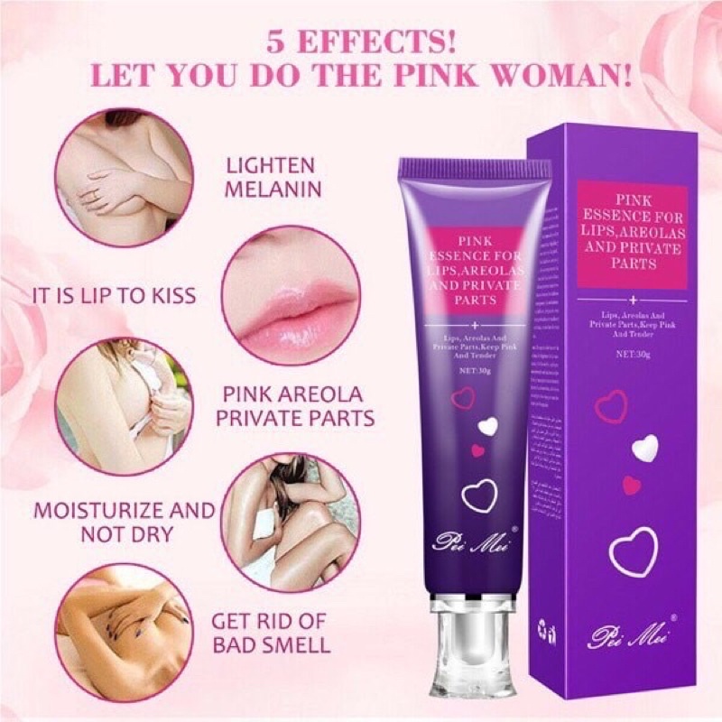 Chống Thâm Môi - Làm Hồng Môi - Làm Hồng Nhũ Hoa - Làm Hồng Vùng Kín Sexy Pink Aichun Beauty 30g