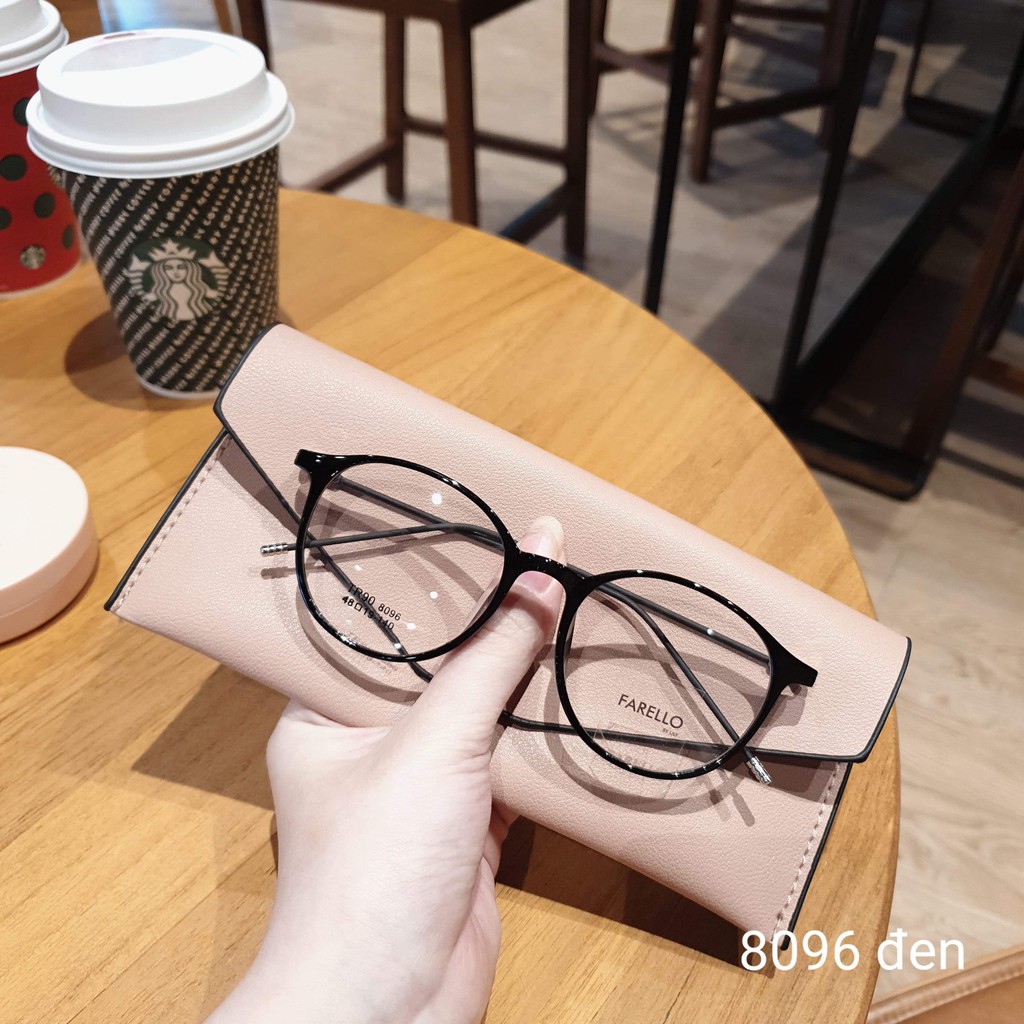 [Mã FARSSTGRE giảm 5K đơn bất kỳ] Gọng kính cận tròn, càng kính mảnh nhẹ 8096 | BigBuy360 - bigbuy360.vn