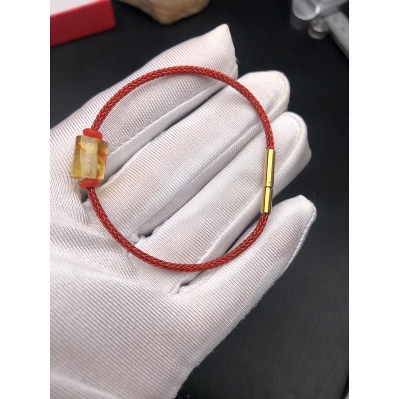 vòng tay lu thống amber 10mm