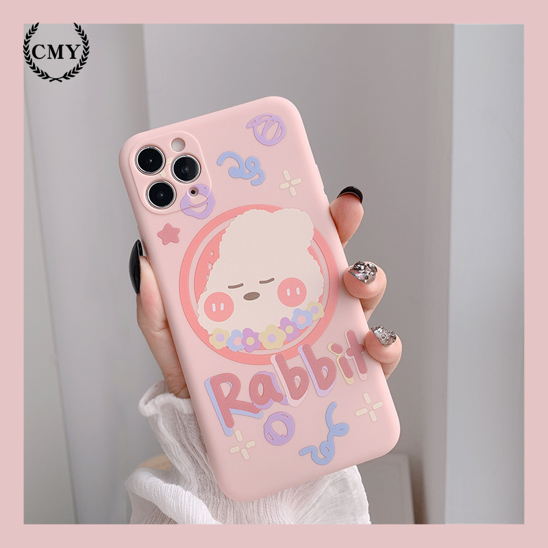 Ốp điện thoại hình thỏ đáng yêu cho iPhone 11/11Pro 11Promax X XR XS XS MAX 7 8Plus SE 12Promax 12Mini | BigBuy360 - bigbuy360.vn