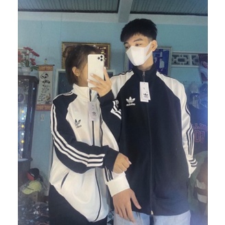 Áo khoác gió nam nữ Adidas chất dù 2 lớp form rộng