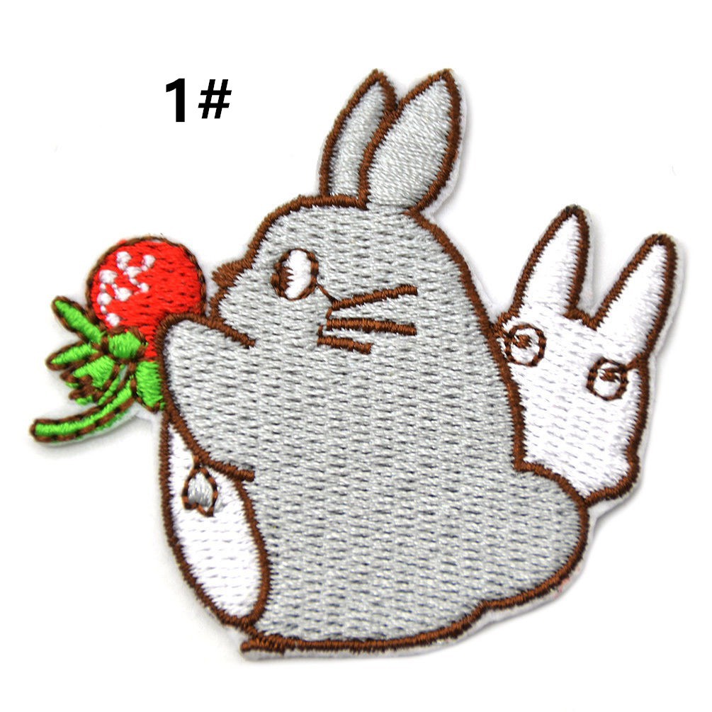 FREESHIP ĐƠN 99K_ Miếng dán trang trí kiểu ủi/thêu hình Totoro đáng yêu
