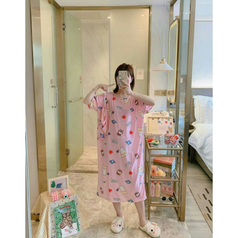 Đầm Bầu Dáng Rộng Size Lớn Xxl Thời Trang