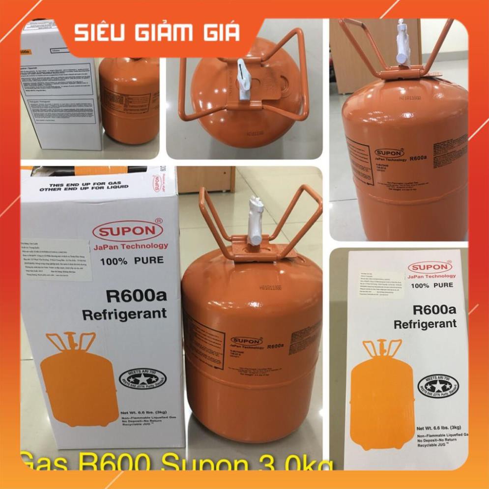 Gas R600 Supon loại 3.0 kg