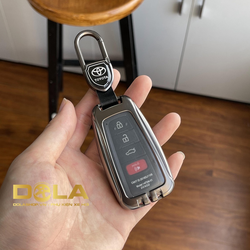 Vỏ ốp khoá xe hơi, Bọc chìa ô tô Toyota Camry 2019~2022 , Cross Corolla  M03-B1 dolashop