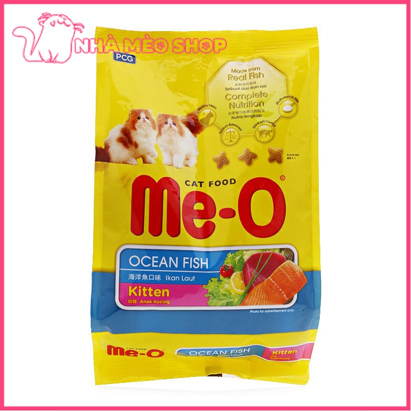 Thức ăn cho mèo con Me-O Kitten 400g vị cá biến