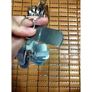 Thẻ Bài Cạo Gió Inox