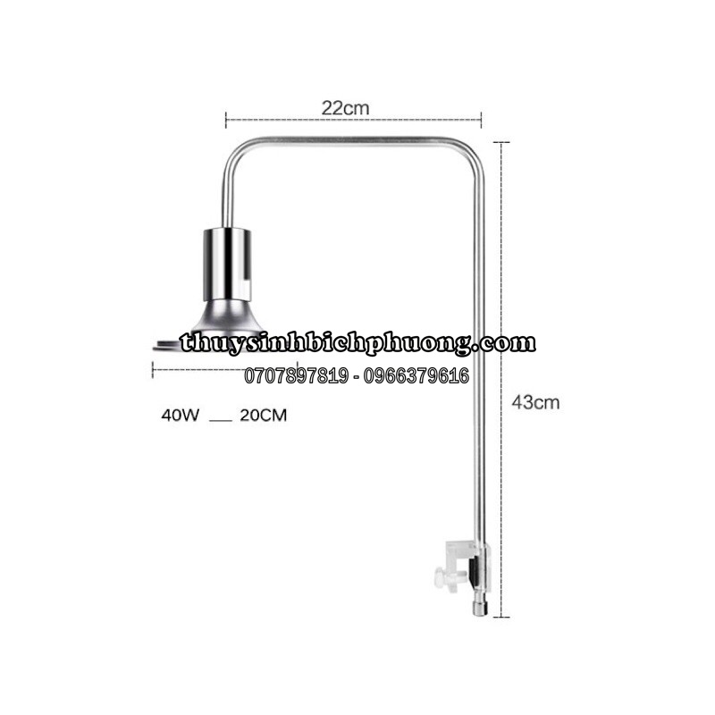 ĐÈN LED XINMA SANG TRỌNG - ĐÈN XIMA THẨM MỸ PHÙ HỢP CHO HỒ THUỶ SINH, BÁN CẠN BIOTOP