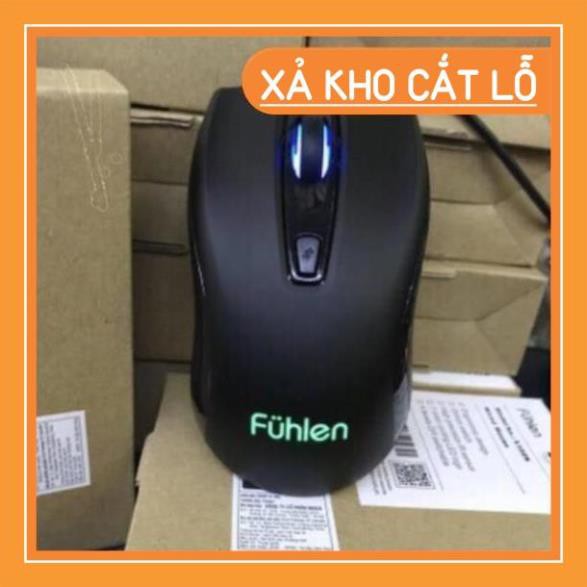 HG2303 Chuột phím chơi game Fuhlen X102S, G90 led RGB, Fuhlen L102 chính hãng cũ_ Chuột máy tính có dây cổng usb giá rẻ