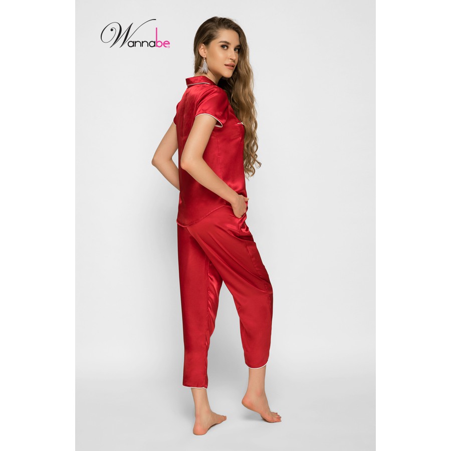 Đồ bộ mặc nhà wannabe bd30p pijama nữ quần dài