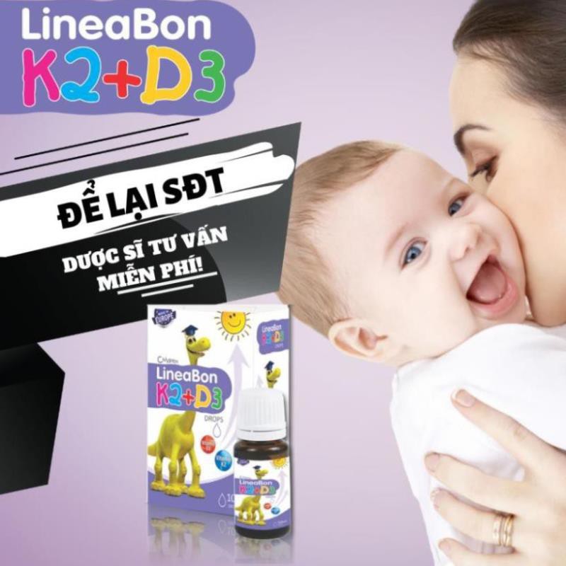 LineaBon K2+D3 - Bổ sung vitamin K2, D3. Tăng cường hấp thu canxi tối đa