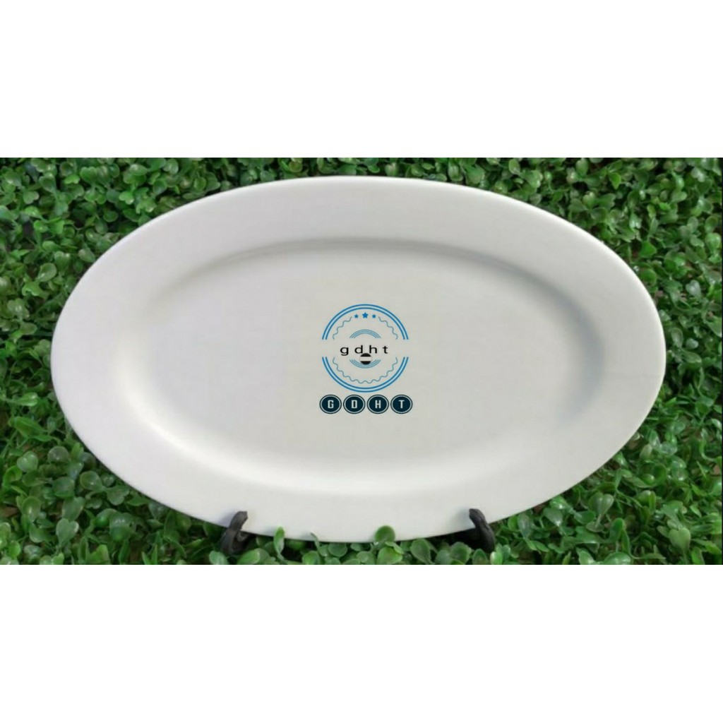 Combo 10 đĩa bầu dục 25CM