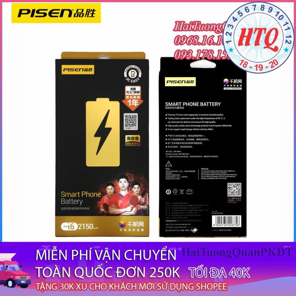 PIN DUNG LƯỢNG CAO NỘI ĐỊA CHO IP 6/7/8/PLUS/X/XR/XSMAX