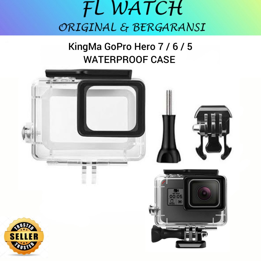 Vỏ Bảo Vệ Chống Thấm Nước Cho Gopro Hero 7 / 6 / 5 / 2018 Đen