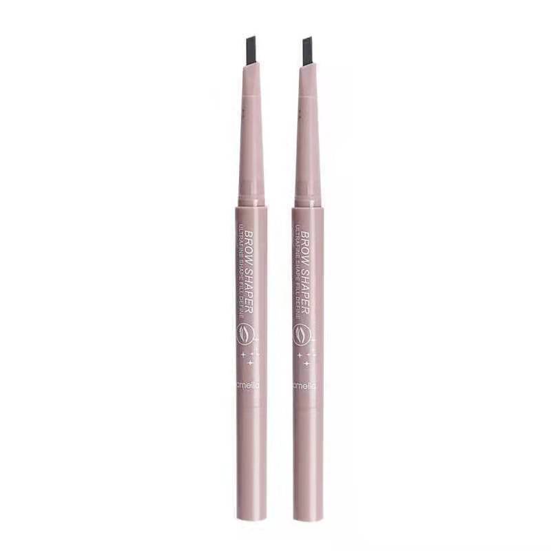 Chì Kẻ Mày 2 Đầu LAMEILA Vỏ Tím Nude  - Bút Kẻ Chân Mày Hàng Nội Địa Trung🍀 Clovershop68 🍀