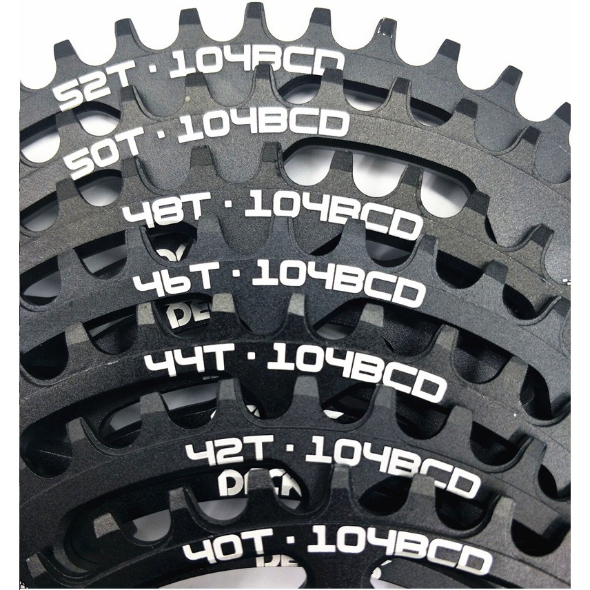 Đĩa Xích Xe Đạp 104BCD 40/42/44/46/48/50/52T Bằng Nhôm Chuyên Dụng Cho Shima