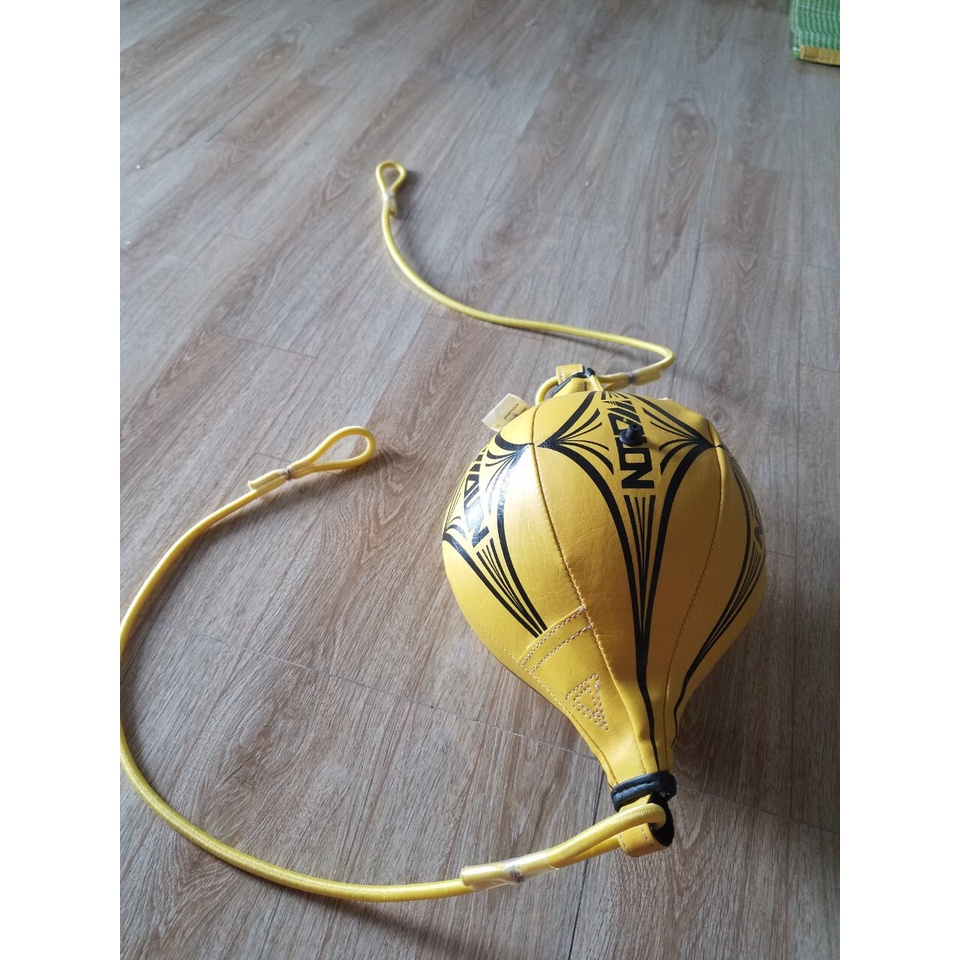 Bóng tập phản xạ 2 đầu Wolon chính hãng , bóng tập boxing , tập đấm bốc tặng kèm kim bơm và bơm tay