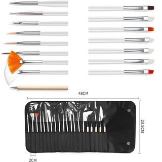 Bộ Cọ Nail 20 Cây