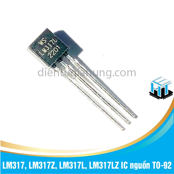 Combo 10 con IC LM317, LM317Z, LM317L, LM317LZ IC nguồn TO-92 hàng chuẩn