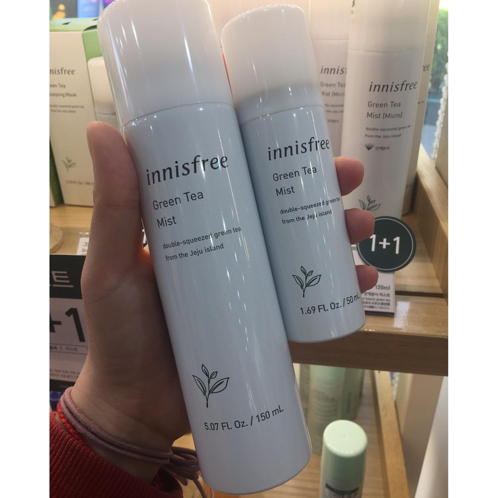 Xịt khoáng innisfree green tea mineral mist