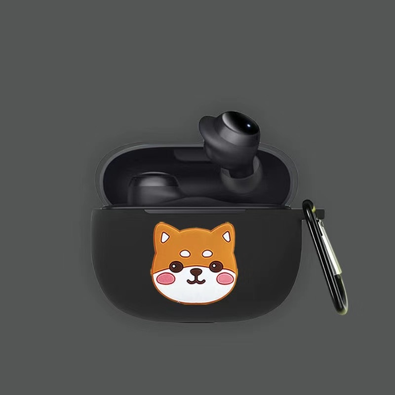 Vỏ Bảo Vệ Hộp Sạc Tai Nghe Bluetooth RedMi Buds 3 Lite Bằng Silicon Mềm Chống Bụi Hình Totoro Dễ Thương